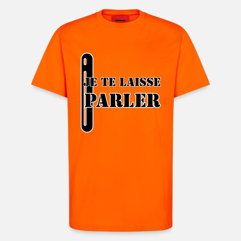 ICH LASSE DICH SPRECHEN. - T-Shirt - made by SPREAD - SUNSET ORANGE