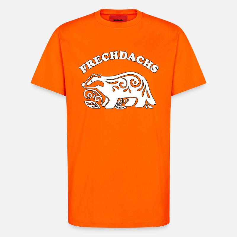 Frechdachs – Der freche Spitzbube - T-Shirt - made by SPREAD - SUNSET ORANGE