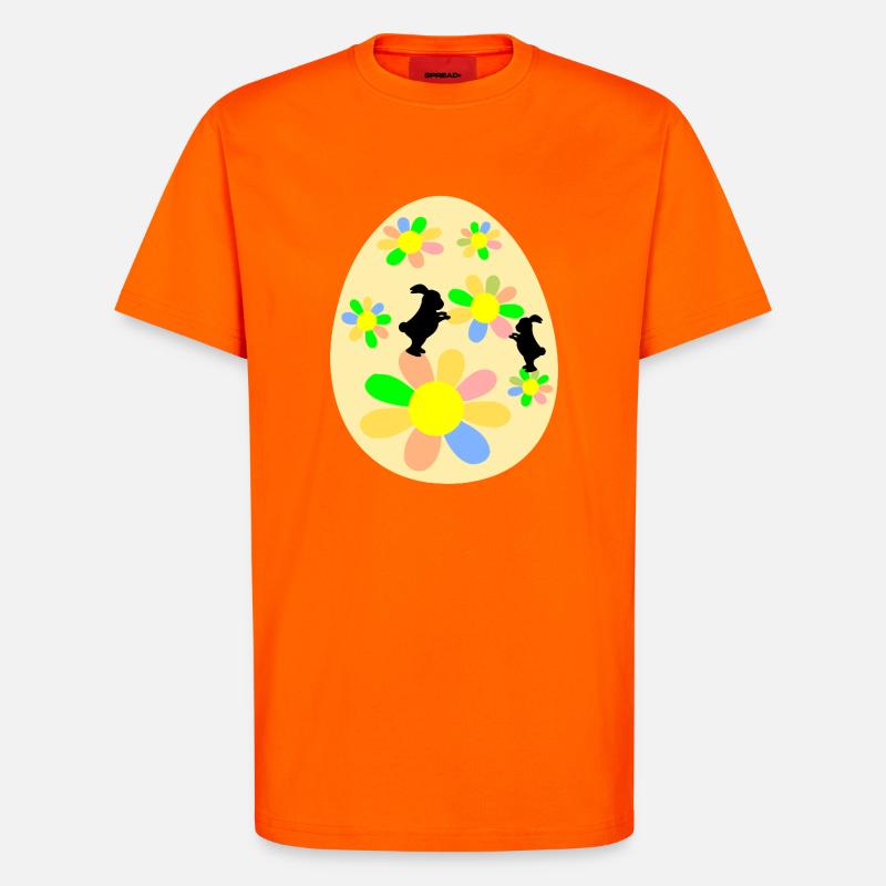 Easter Eggs Easter Bunny - T-Shirt - made by SPREAD - SUNSET ORANGE