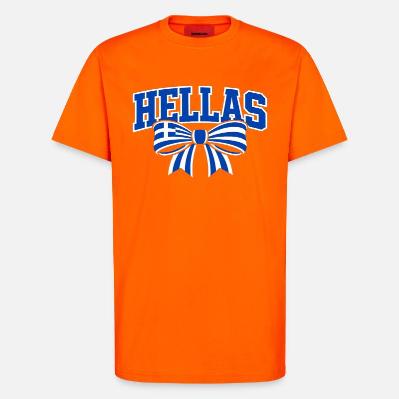 Hellas Schleife - T-Shirt - made by SPREAD - SUNSET ORANGE
