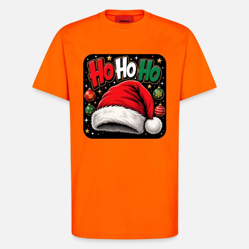 HoHoHo Santa Style - T-Shirt - made by SPREAD - SUNSET ORANGE