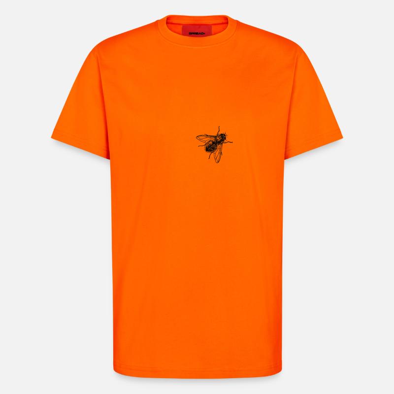 fliege - T-Shirt - made by SPREAD - SUNSET ORANGE
