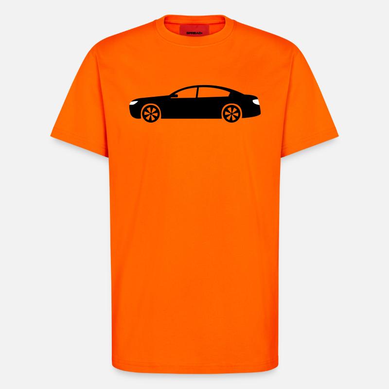 Auto - T-Shirt - made by SPREAD - SUNSET ORANGE