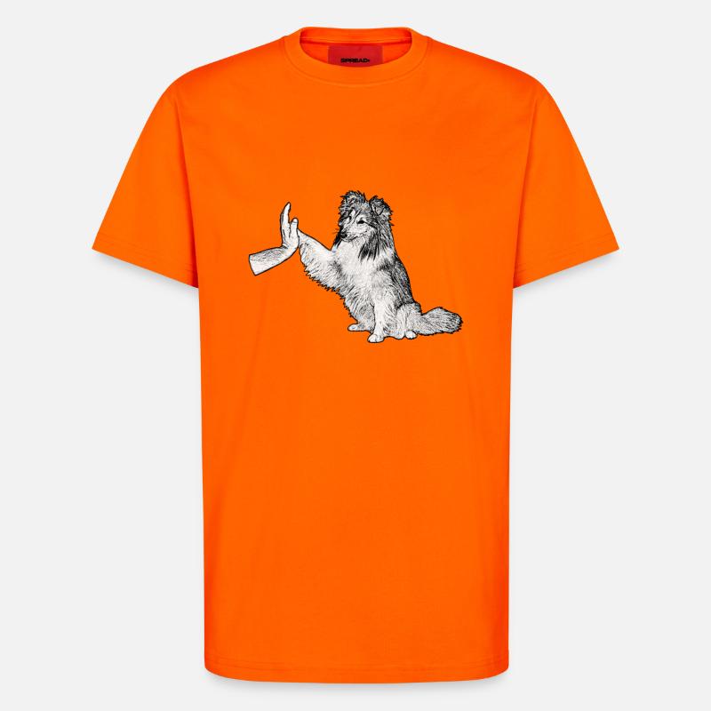 Team Player - T-Shirt - made by SPREAD - SUNSET ORANGE