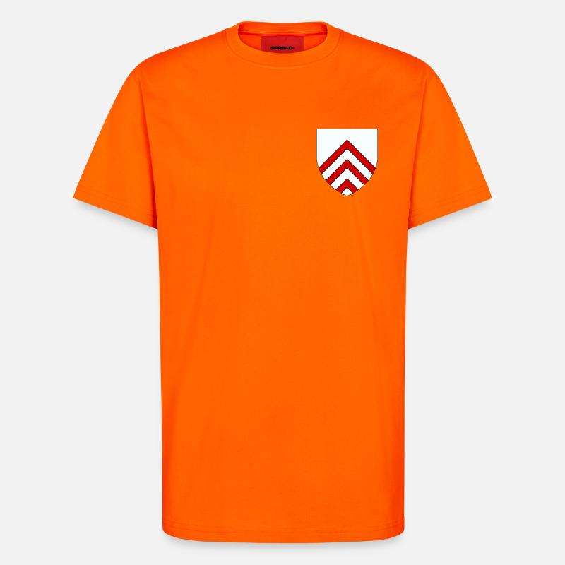 Wappen von Perche - T-Shirt - made by SPREAD - SUNSET ORANGE