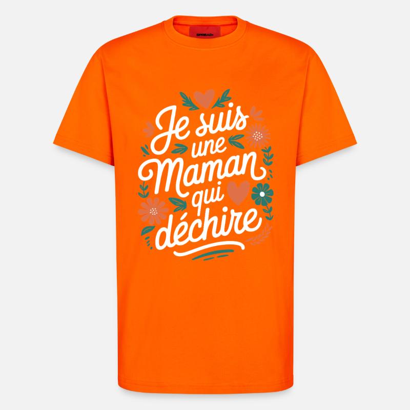 Ich bin eine Killer-Mutter - T-Shirt - made by SPREAD - SUNSET ORANGE