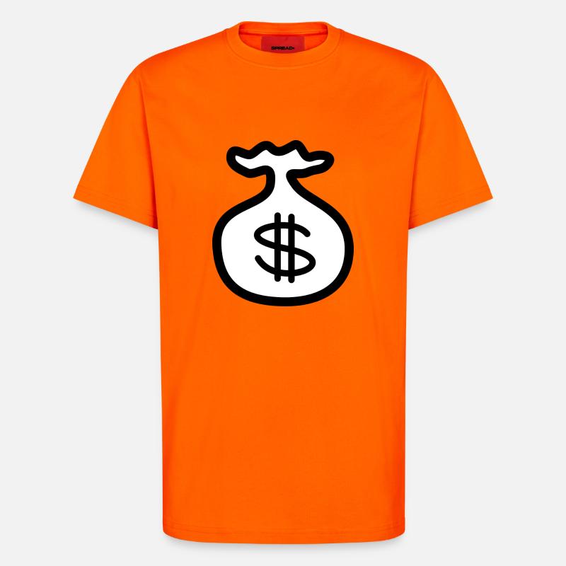 backpack suitcase rucksack bag aktenkoffer83 - T-Shirt - made by SPREAD - SUNSET ORANGE