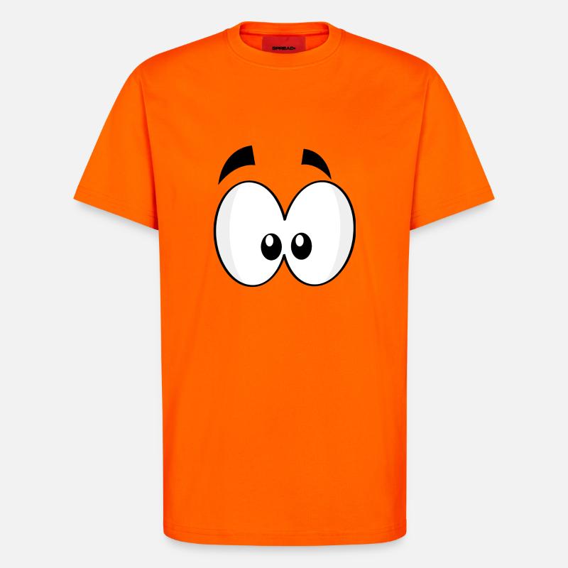 Augen - T-Shirt - made by SPREAD - SUNSET ORANGE