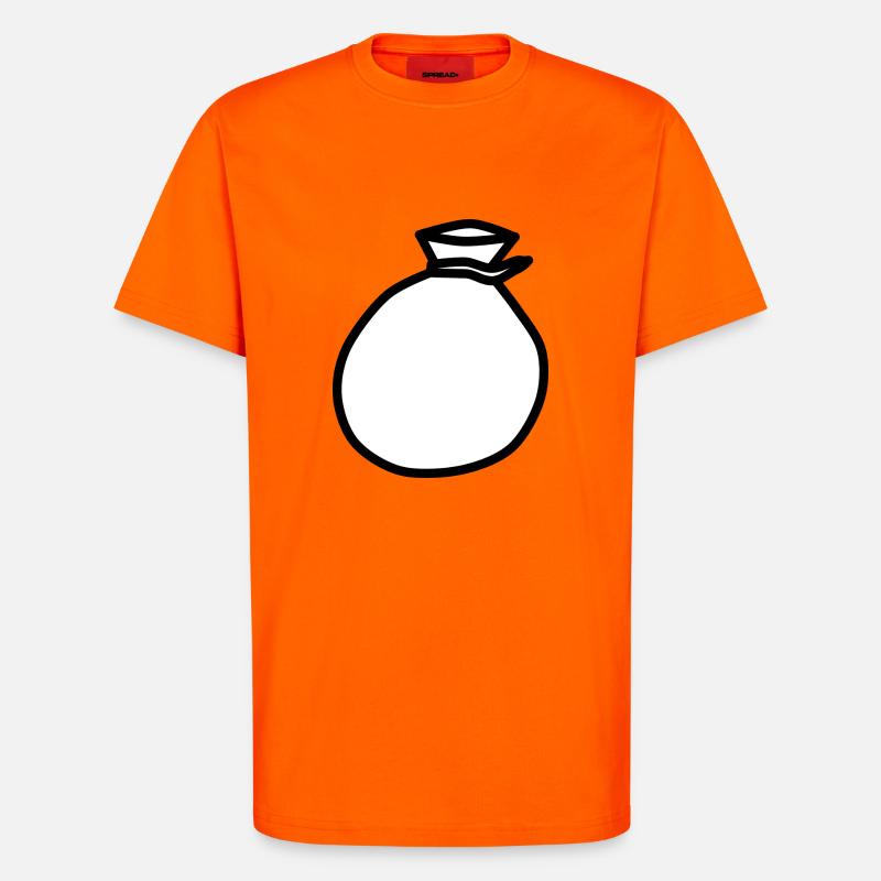 backpack suitcase backpack bag briefcase36 - T-Shirt - made by SPREAD - SUNSET ORANGE