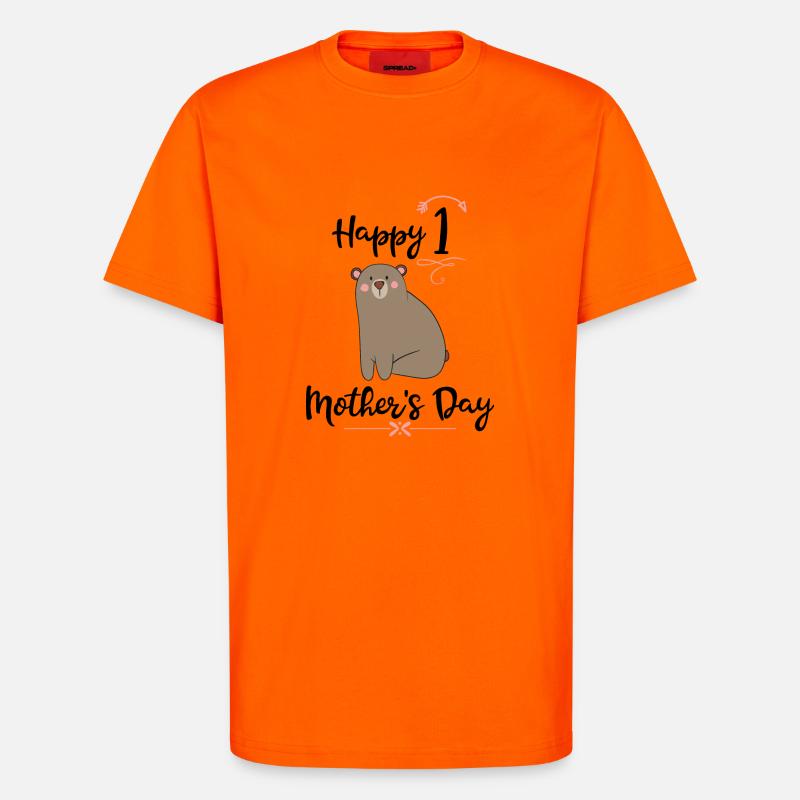 Muttertag - T-Shirt - made by SPREAD - SUNSET ORANGE