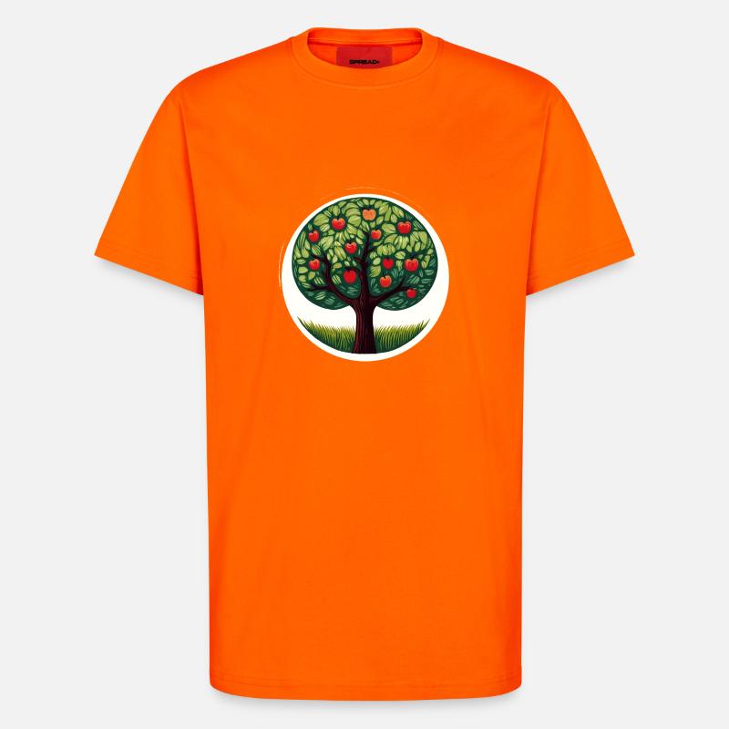 Apfelbaum - T-Shirt - made by SPREAD - SUNSET ORANGE
