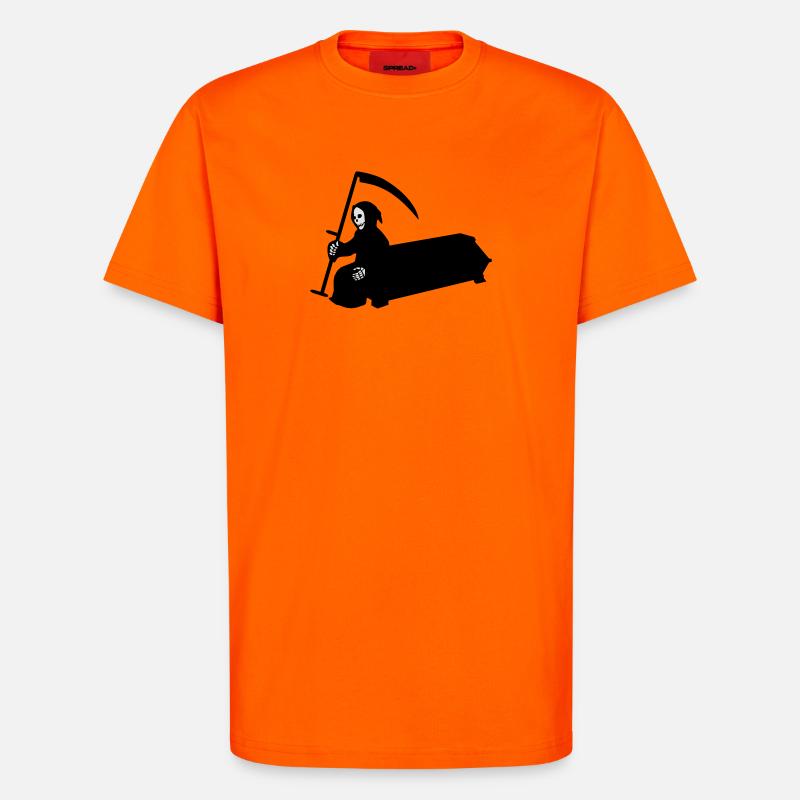 sarg sense halloween - T-Shirt - made by SPREAD - SUNSET ORANGE