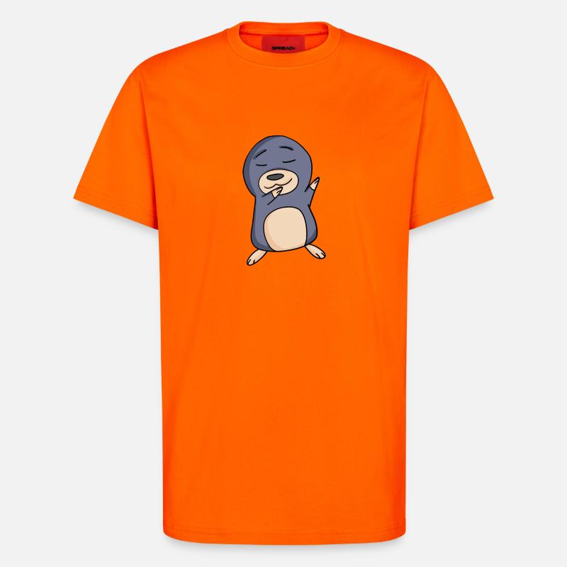Mole - T-Shirt - made by SPREAD - SUNSET ORANGE
