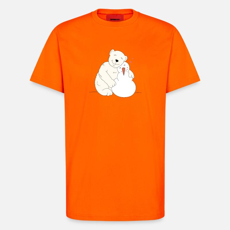 Beste Freunde - T-Shirt - made by SPREAD - SUNSET ORANGE