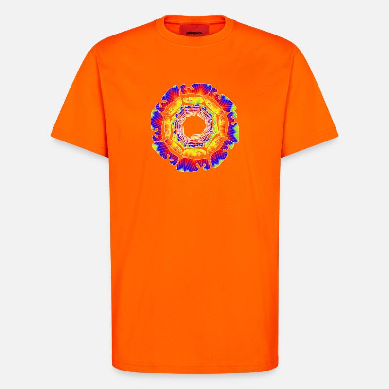 WEINLESE - T-Shirt - made by SPREAD - SUNSET ORANGE