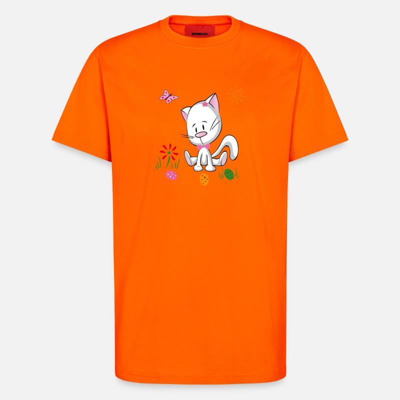 Easter Eggs Easter - T-Shirt - made by SPREAD - SUNSET ORANGE