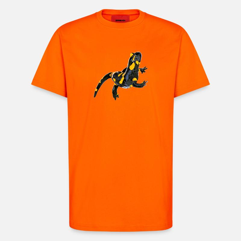 Feuersalamander - T-Shirt - made by SPREAD - SUNSET ORANGE