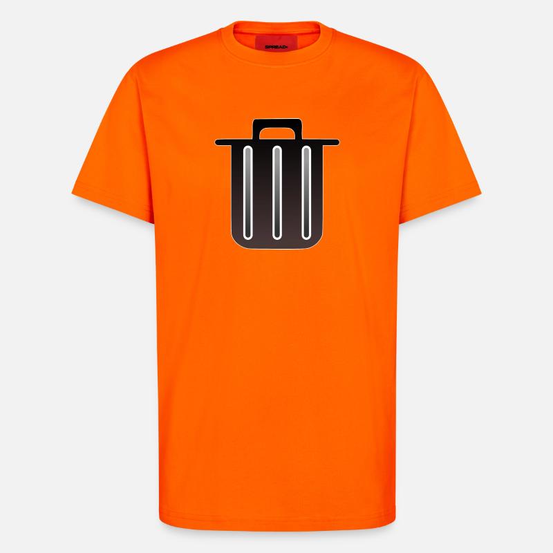 MÜLL MÜLLEIMER - T-Shirt - made by SPREAD - SUNSET ORANGE