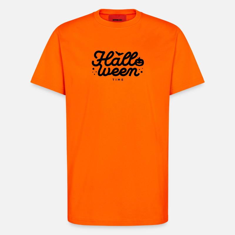 Abstract Geometric Wave Pattern Design - T-Shirt - made by SPREAD - SUNSET ORANGE