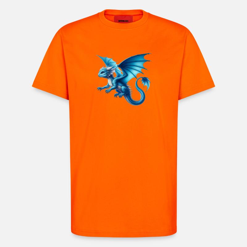 Dragon - T-Shirt - made by SPREAD - SUNSET ORANGE