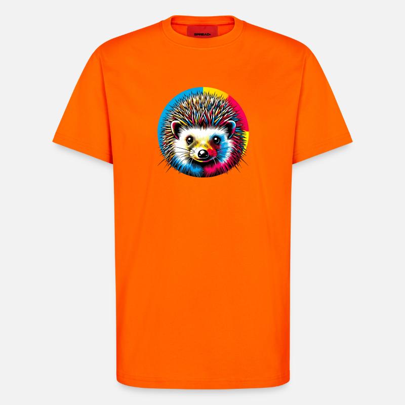 Igel - T-Shirt - made by SPREAD - SUNSET ORANGE
