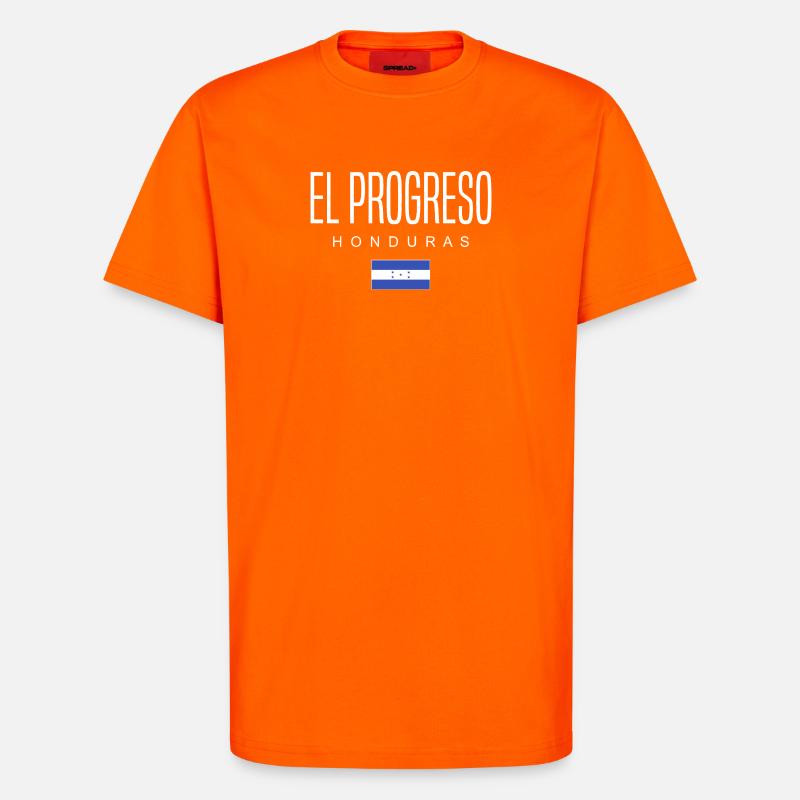 El Progreso Honduras Hondurans - T-Shirt - made by SPREAD - SUNSET ORANGE