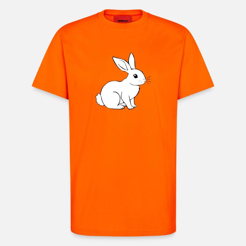 Rabbit Bunny Bunny Dwarf Rabbit Gift - T-Shirt - made by SPREAD - SUNSET ORANGE