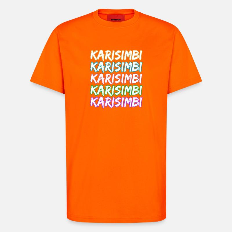 Gift for Karisimbi - T-Shirt - made by SPREAD - SUNSET ORANGE