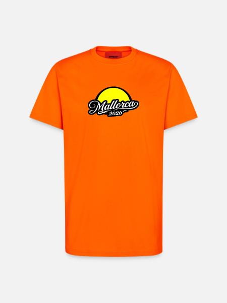 Mallorca 2026 Sun - T-Shirt - made by SPREAD - SUNSET ORANGE