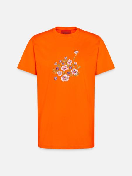 Bouquet - T-Shirt - made by SPREAD - SUNSET ORANGE
