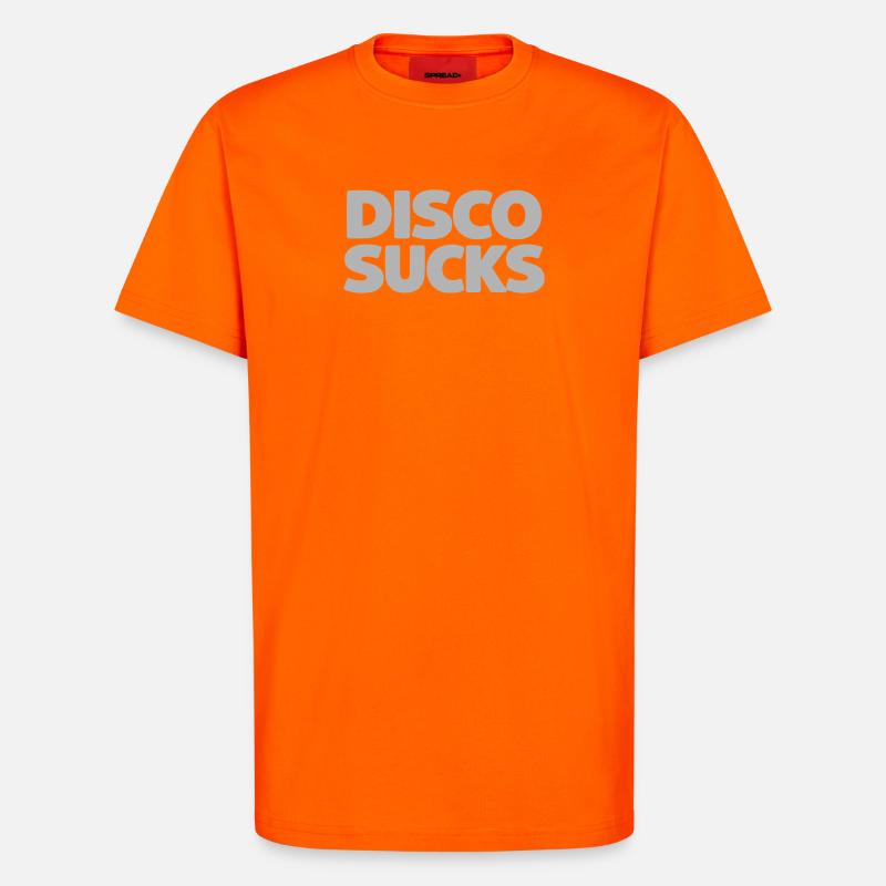 Disco ist - T-Shirt - made by SPREAD - SUNSET ORANGE