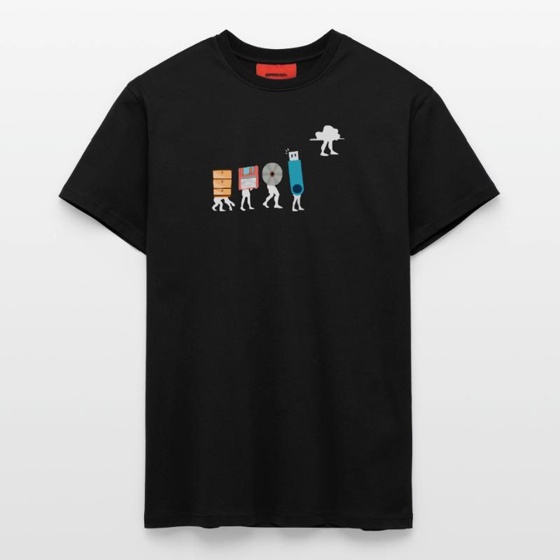 Cloud-Computing-Lustige Programmierer-Daten-KI-Software T-Shirt - made by SPREAD