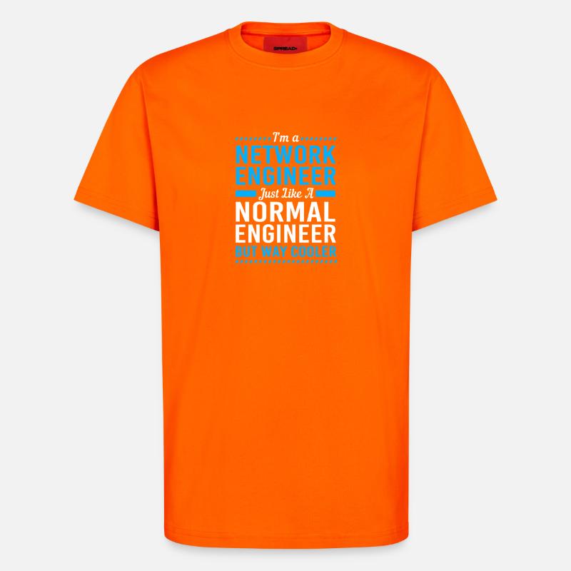 Network Computer Scientist Programmer Admin - T-Shirt - made by SPREAD - SUNSET ORANGE