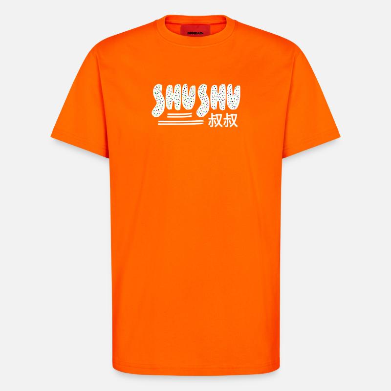 Shushu name Chinesisch - T-Shirt - made by SPREAD - SUNSET ORANGE