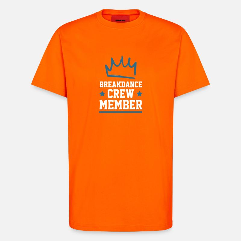 Breakdance Crew - T-Shirt - made by SPREAD - SUNSET ORANGE