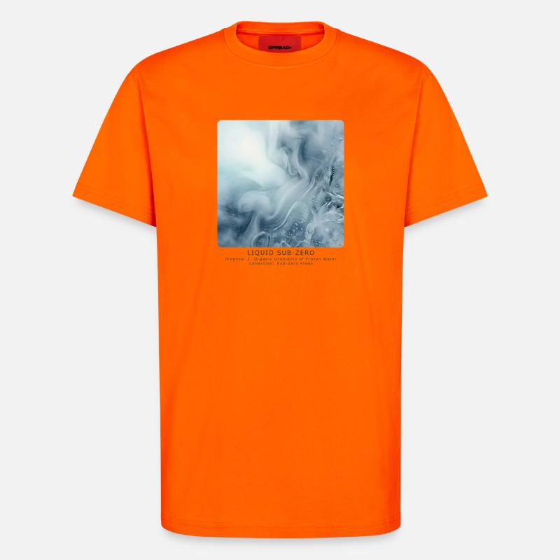 Liquid Sub-Zero - T-Shirt - made by SPREAD - SUNSET ORANGE