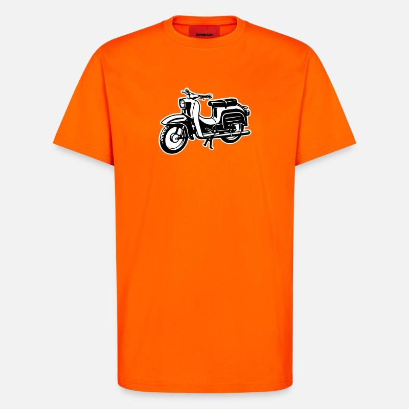 Schwalbe - two-tone - T-Shirt - made by SPREAD - SUNSET ORANGE