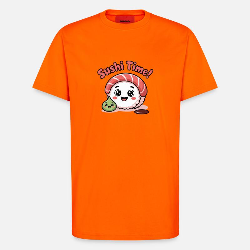 Sushi Time Roll Icon - T-Shirt - made by SPREAD - SUNSET ORANGE