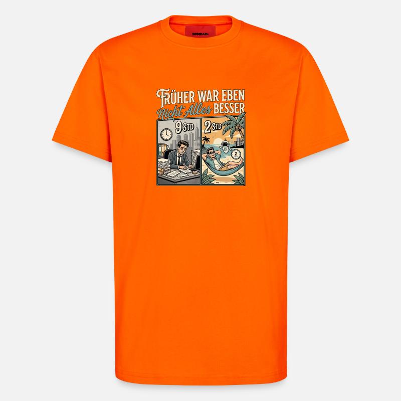 KI Experte - T-Shirt - made by SPREAD - SUNSET ORANGE
