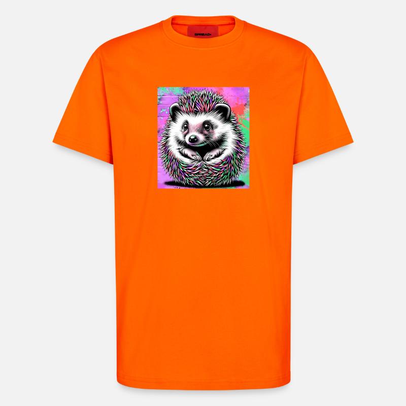 Igel - T-Shirt - made by SPREAD - SUNSET ORANGE