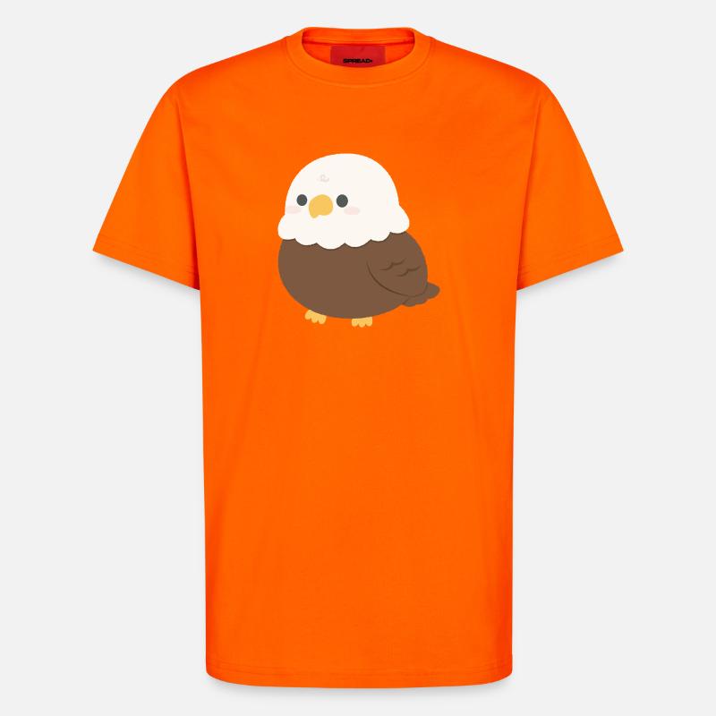 Bald Eagle - T-Shirt - made by SPREAD - SUNSET ORANGE