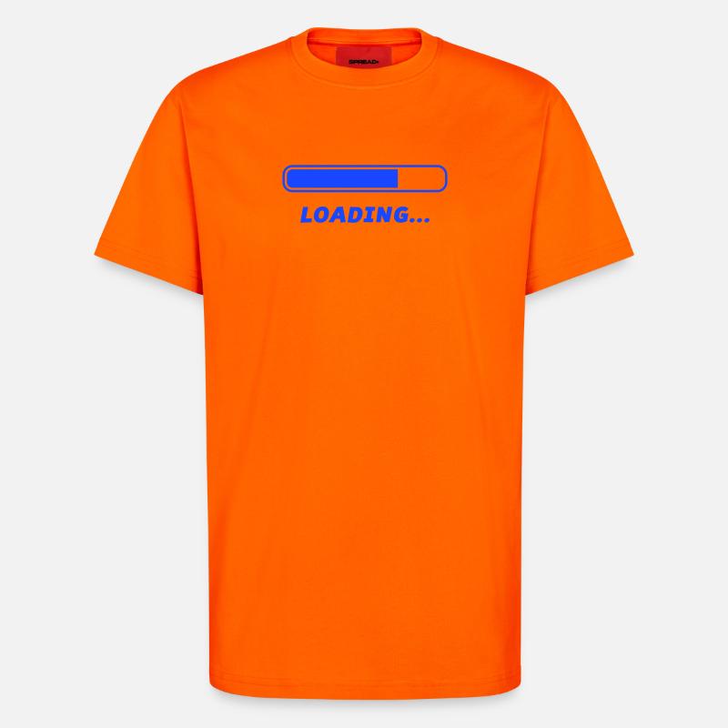 Loading - T-Shirt - made by SPREAD - SUNSET ORANGE