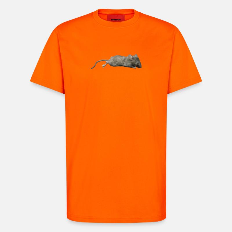 Maus - T-Shirt - made by SPREAD - SUNSET ORANGE