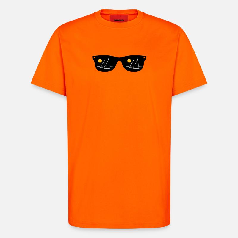 sail - T-Shirt - made by SPREAD - SUNSET ORANGE
