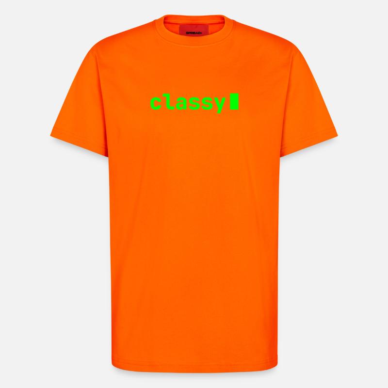 classy | Developer mood - T-Shirt - made by SPREAD - SUNSET ORANGE