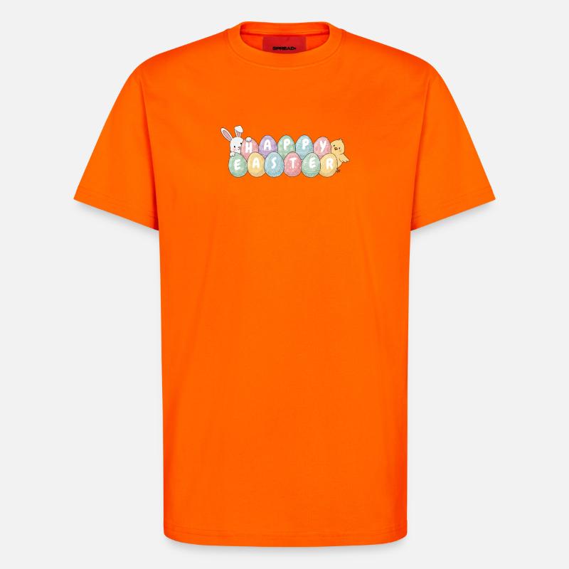 Süßes Osterhasen-Küken und Eier - T-Shirt - made by SPREAD - SUNSET ORANGE