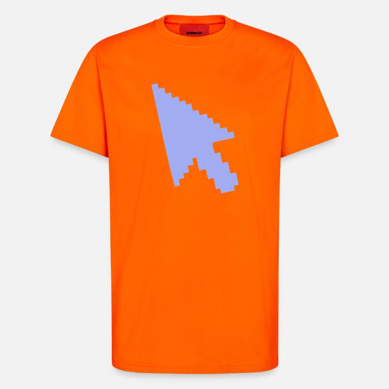 Pointer Mouse Silhouette - T-Shirt - made by SPREAD - SUNSET ORANGE
