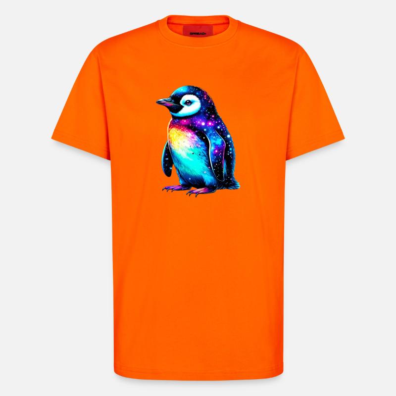 Penguin - T-Shirt - made by SPREAD - SUNSET ORANGE