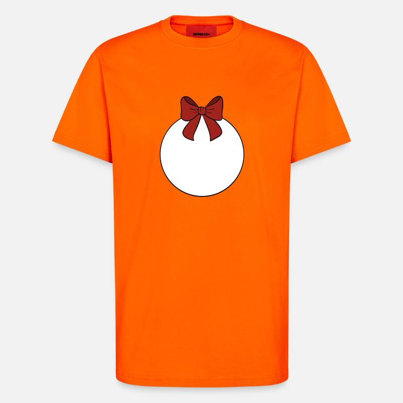 Weihnachtskugel  - T-Shirt - made by SPREAD - SUNSET ORANGE