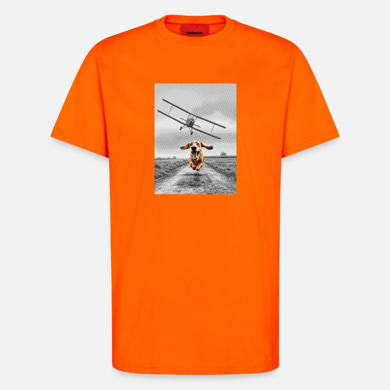 North by Northwest - T-Shirt - made by SPREAD - SUNSET ORANGE